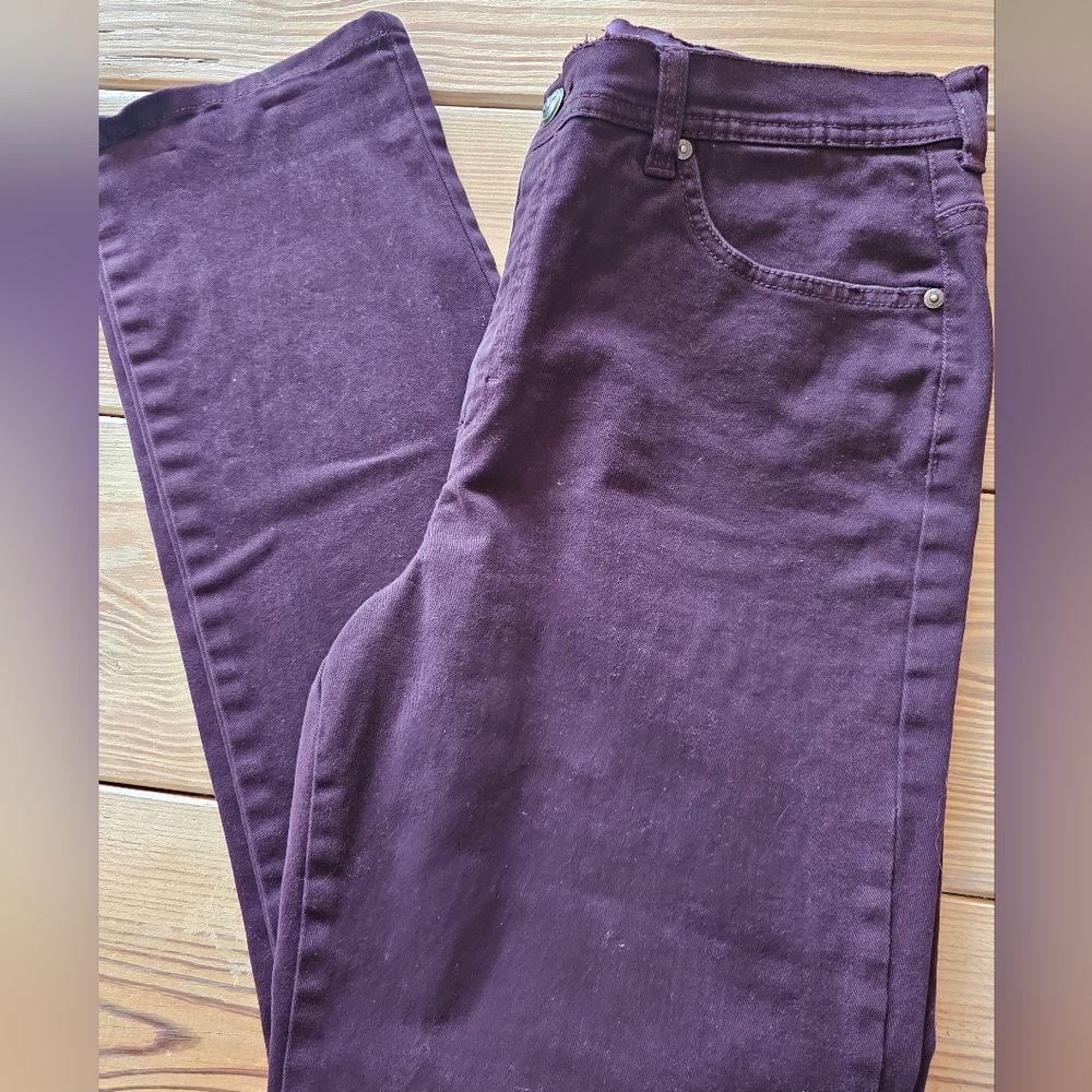 Gloria Vanderbilt Women's Size 12 Jeans Dark Purple